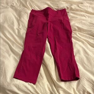 Lululemon Athletica Red Leggings